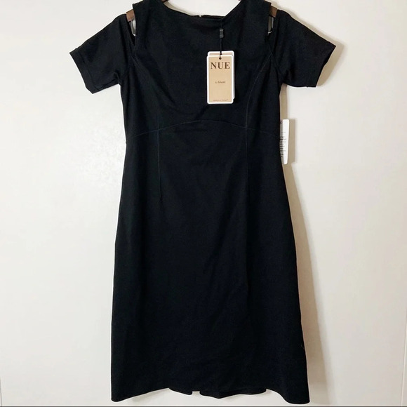 Shani Dress Body Architecture Peek-A-Boo Shoulder Women’s Size 10 NEW NUE S102 - Picture 1 of 16
